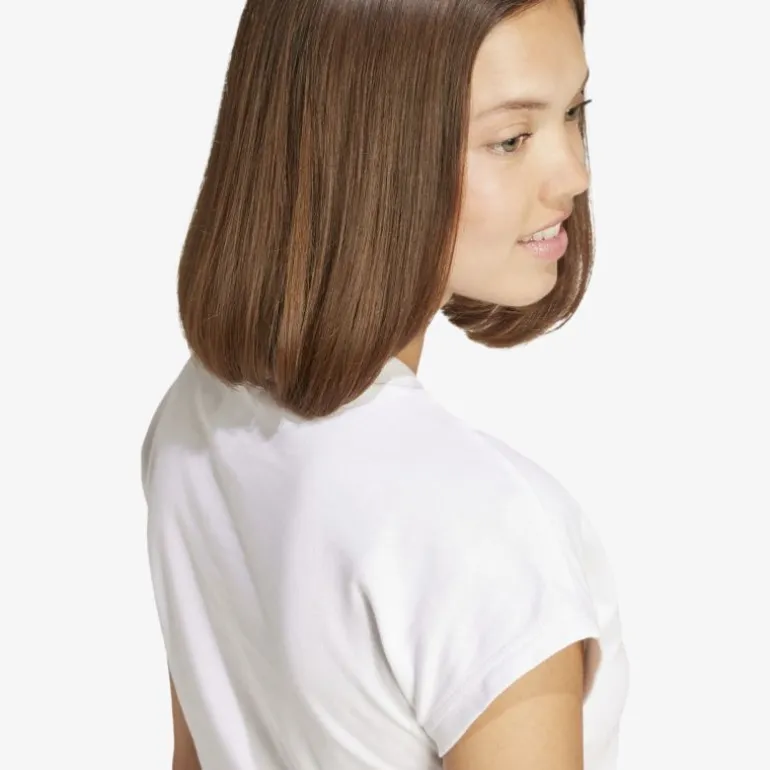 adidas Essentials Linear Cotton Damen T-Shirt