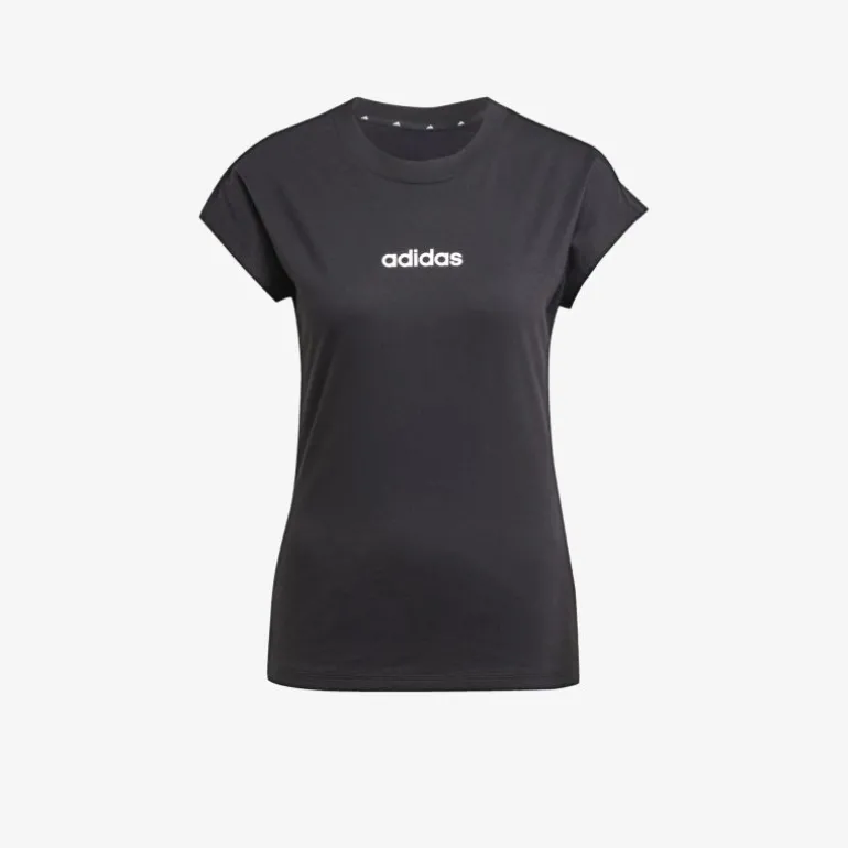 adidas Essentials Linear Cotton Damen T-Shirt