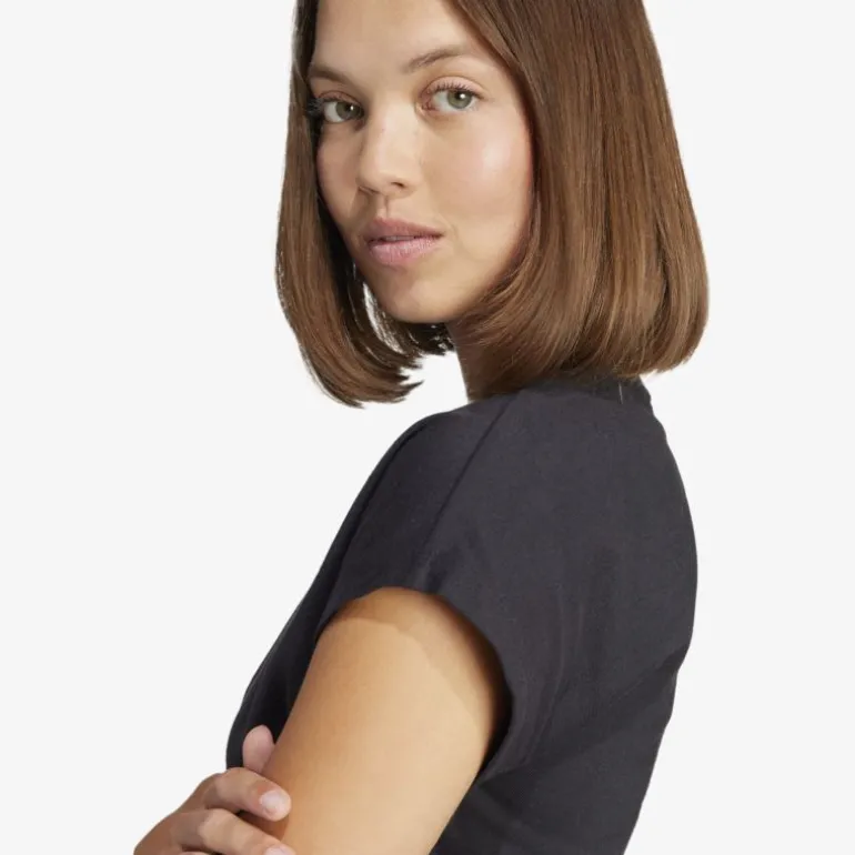 adidas Essentials Linear Cotton T-Shirt Damen T-Shirt