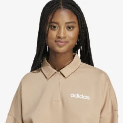 adidas Essentials Linear Fleece Polo Damen Hoodies & Sweater