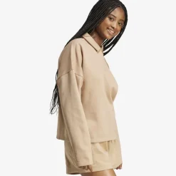 adidas Essentials Linear Fleece Polo Damen Hoodies & Sweater