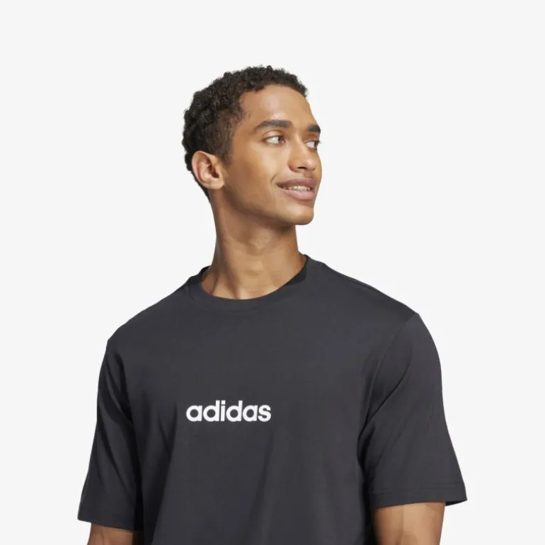 adidas Essentials Linear Single Jersey Herren T-Shirt