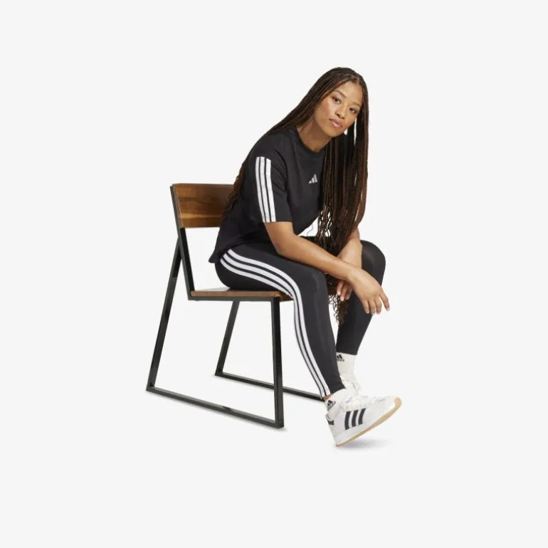 adidas Essentials 3 Streifen Cotton Damen Hosen & Leggins
