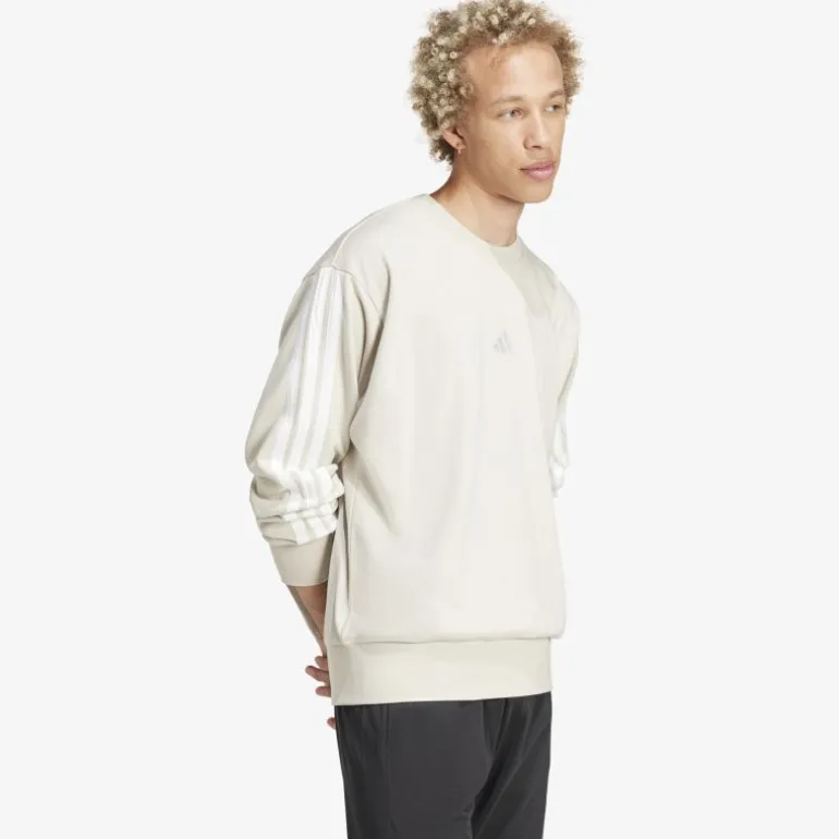 adidas Essentials 3 Streifen French Terry Herren Hoodies & Sweater