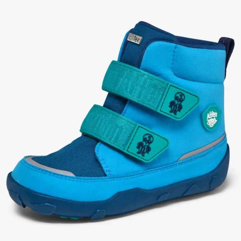 Affenzahn Vegan Comfy Oktopus Kinder Klettstiefel