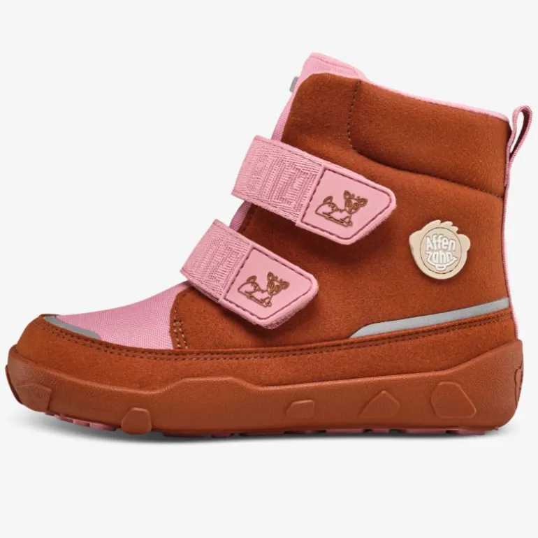 Affenzahn Vegan Comfy Reh Kinder Klettstiefel