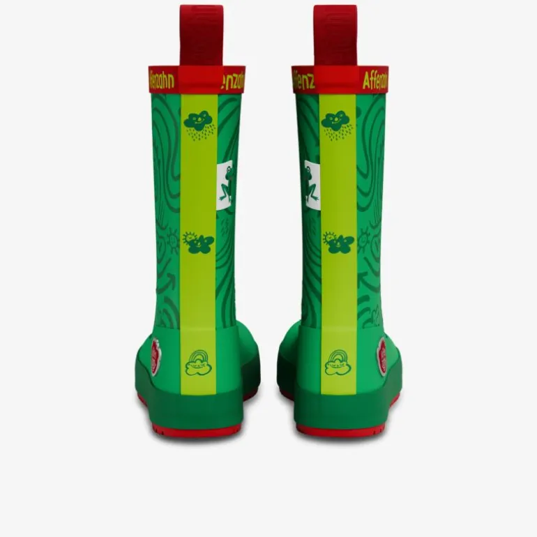 Affenzahn Vegan Plashy Frosch Kinder Gummistiefel
