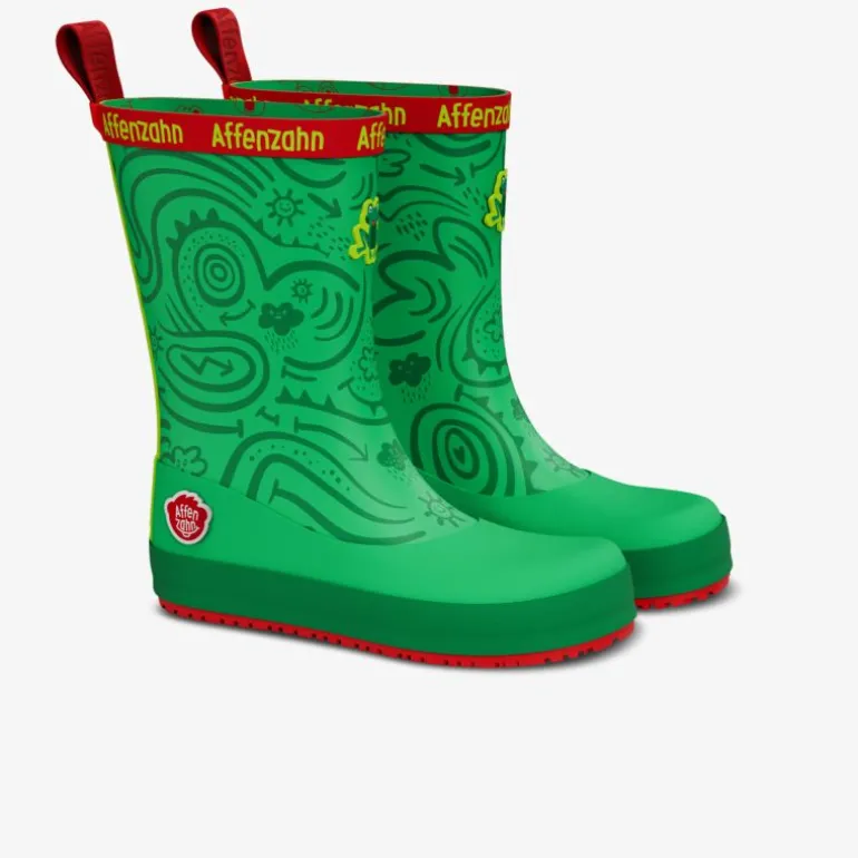 Affenzahn Vegan Plashy Frosch Kinder Gummistiefel