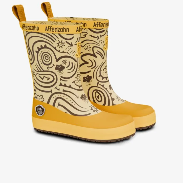 Affenzahn Vegan Plashy Tiger Kinder Gummistiefel