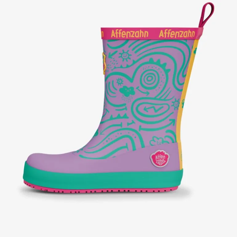Affenzahn Vegan Plashy Tiger Kinder Gummistiefel