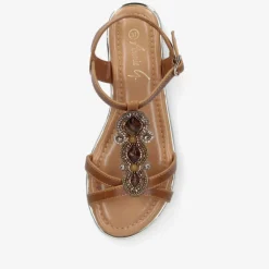 Annie G. Damen Riemchensandalen