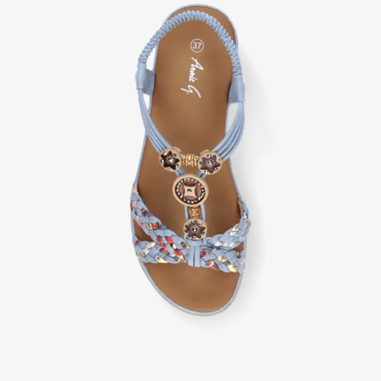 Annie G. Damen Riemchensandalen