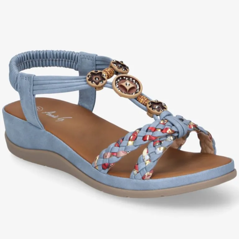 Annie G. Damen Riemchensandalen