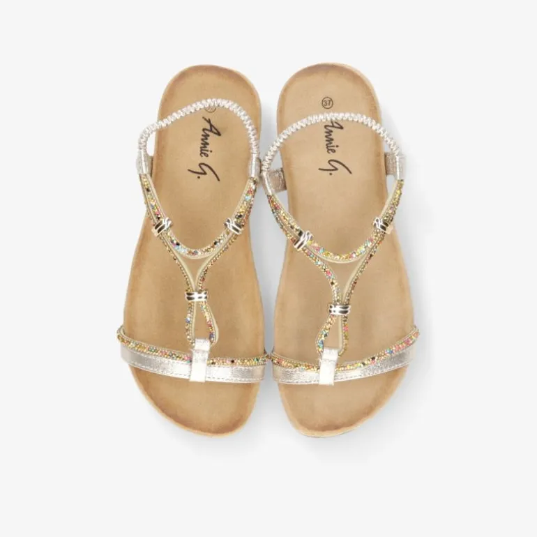 Annie G. Damen Riemchensandalen