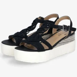 MUSTANG Damen Plateausandalen