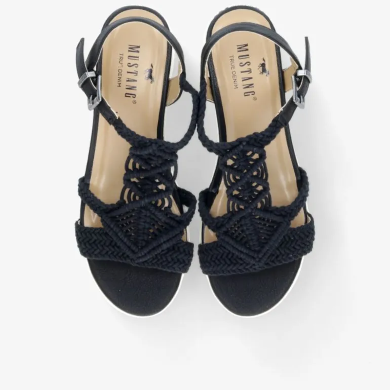 MUSTANG Damen Plateausandalen
