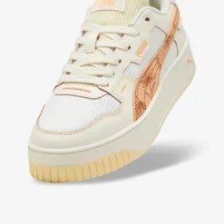 PUMA Carina Street Lux Crafted Flowers Damen Plateau Sneaker