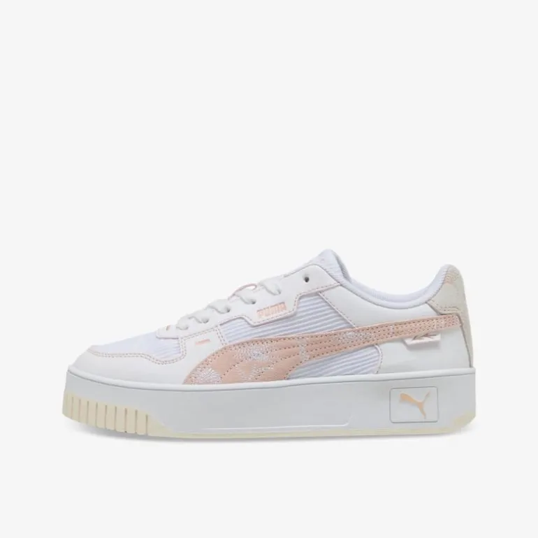 PUMA Carina Street Lux Crafted Flowers Damen Plateau Sneaker