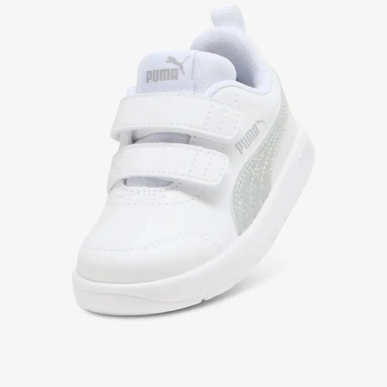 PUMA Courtflex V3 Glitz V Inf. Kinder Sneaker Low