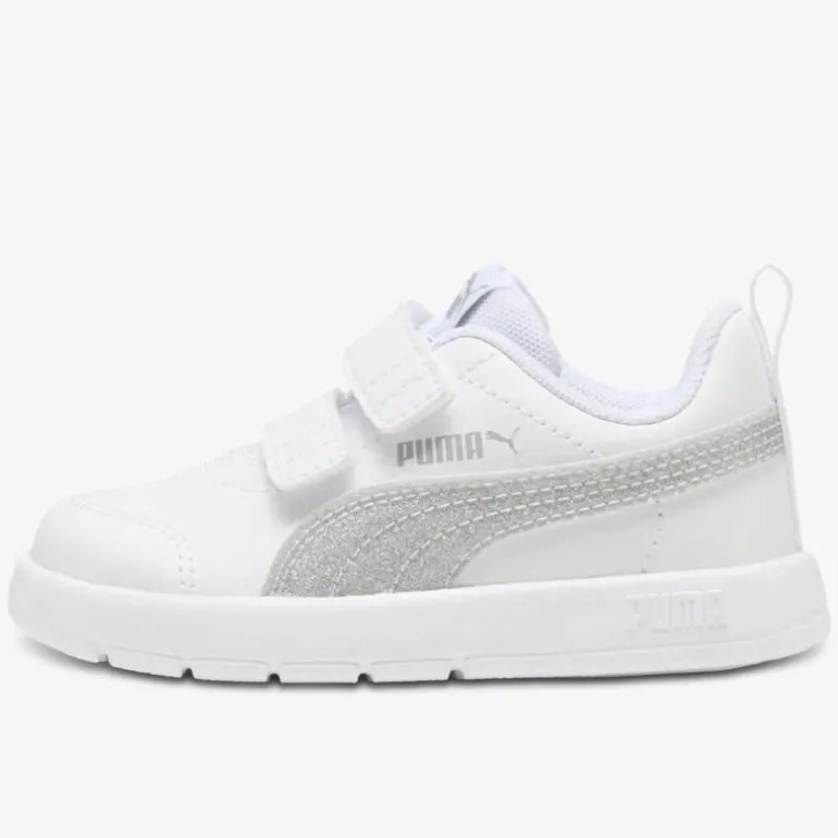 PUMA Courtflex V3 Glitz V Inf. Kinder Sneaker Low