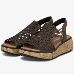 rieker Damen Keilsandalen