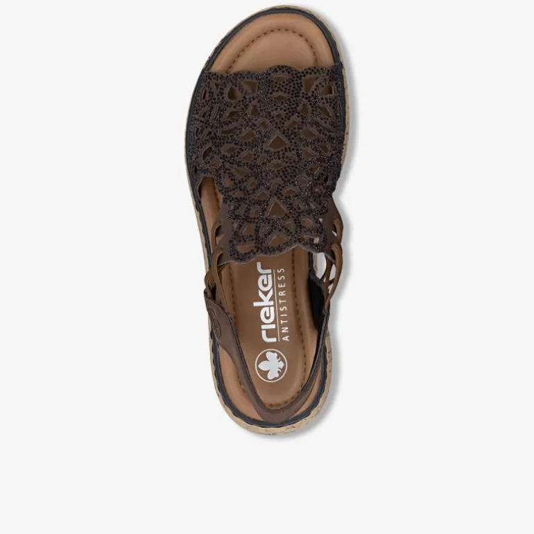 rieker Damen Keilsandalen
