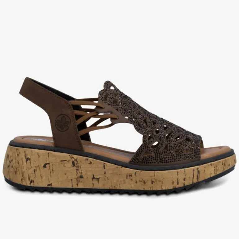 rieker Damen Keilsandalen