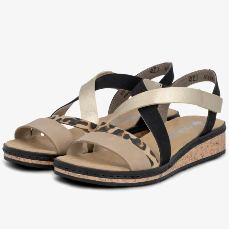 rieker Damen Keilsandalen