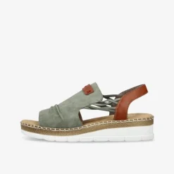 rieker Damen Keilsandalen