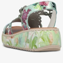 rieker Damen Plateausandalen