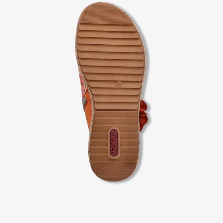 rieker Damen Plateausandalen