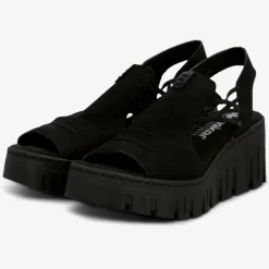 rieker Damen Plateausandalen
