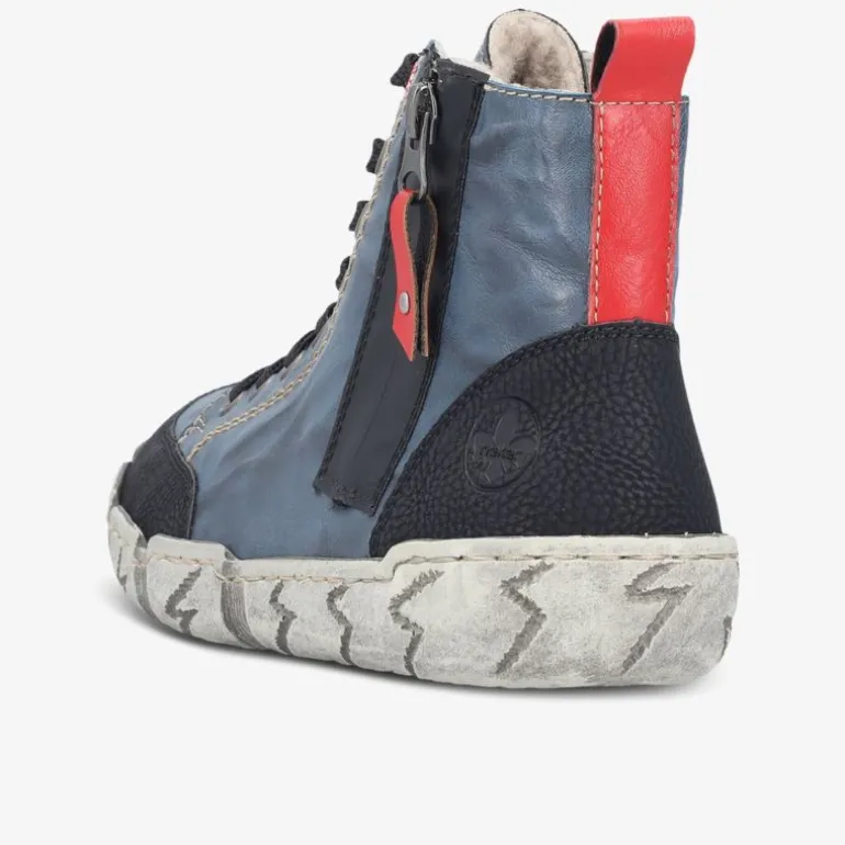 rieker Damen Schnürstiefeletten