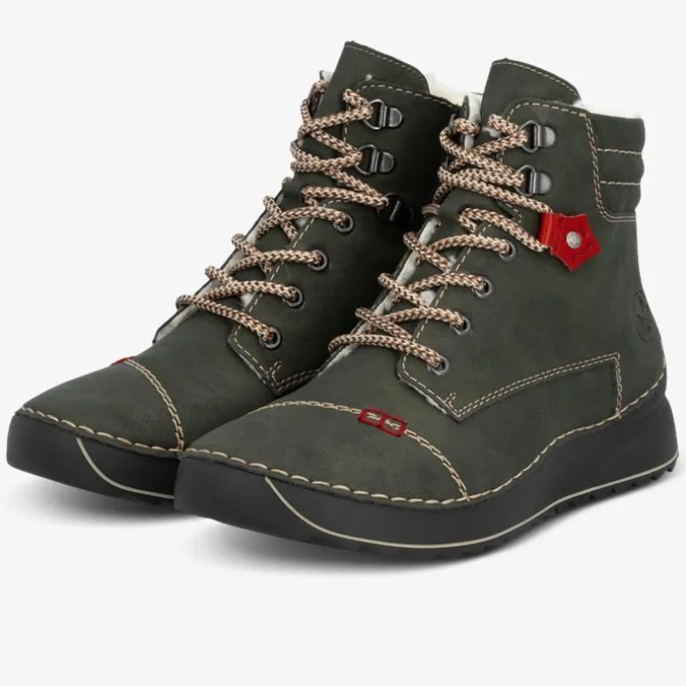 rieker Damen Schnürstiefeletten