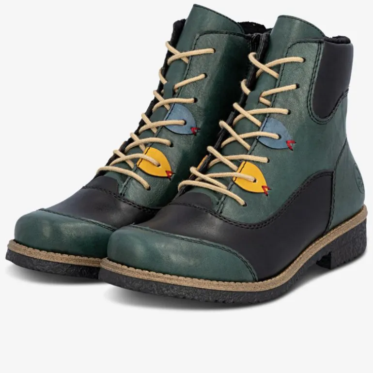 rieker Damen Schnürstiefeletten