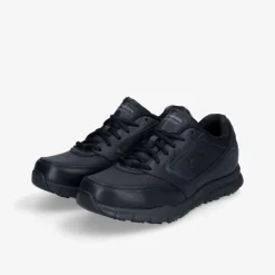 Skechers BLK PU WORK RELAXED FIT®: NAMPA SR