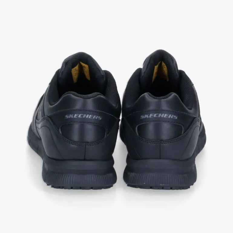 Skechers BLK PU WORK RELAXED FIT®: NAMPA SR
