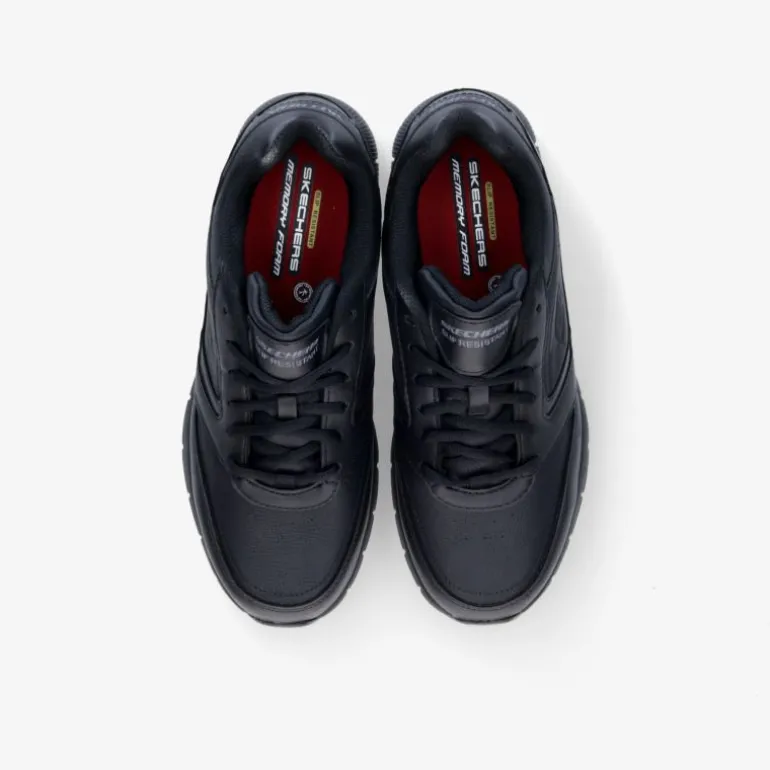Skechers BLK PU WORK RELAXED FIT®: NAMPA SR