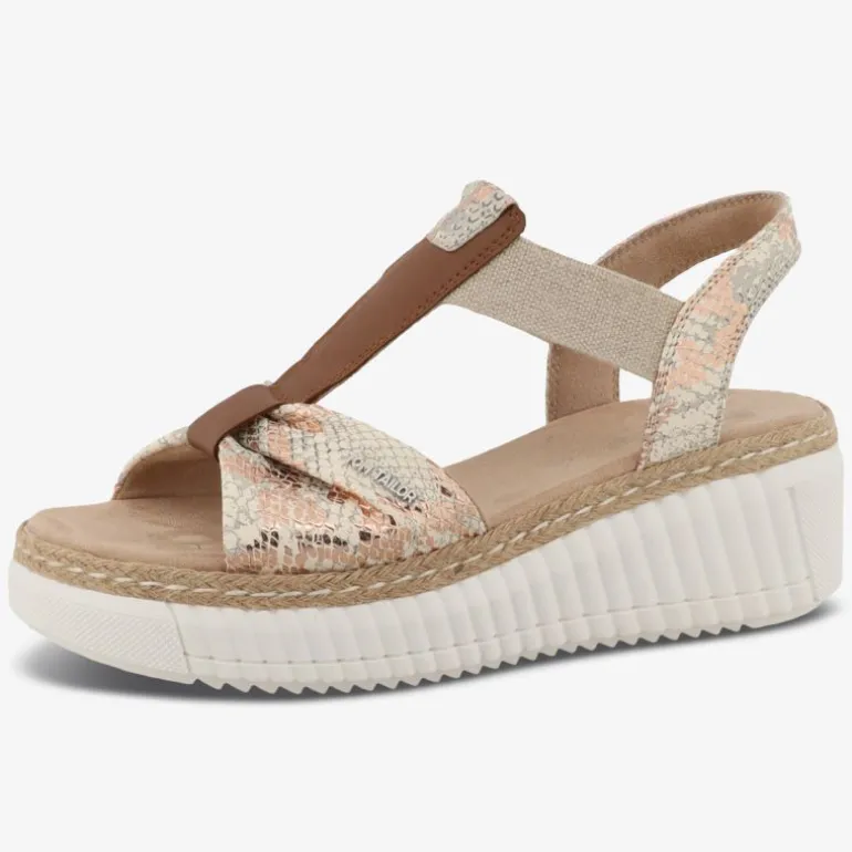 TOM TAILOR Damen Keilsandalen