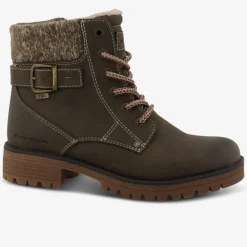 TOM TAILOR Damen Schnürstiefeletten