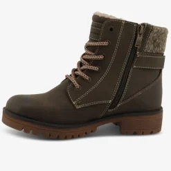 TOM TAILOR Damen Schnürstiefeletten