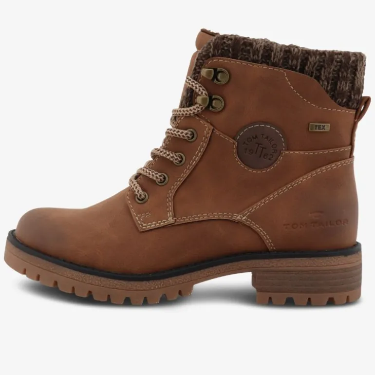 TOM TAILOR Damen Schnürstiefeletten