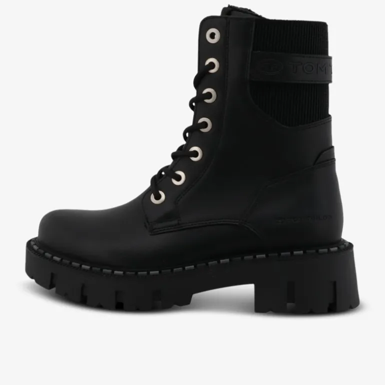 TOM TAILOR Damen Schnürstiefeletten