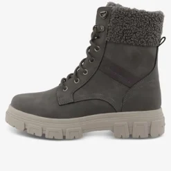 TOM TAILOR Damen Schnürstiefeletten